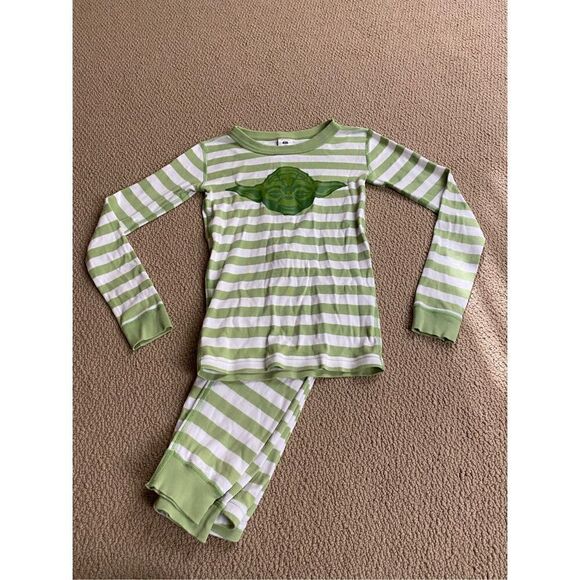 Hanna andersson Star Wars Yoda pajama set size 10 - Picture 1 of 3